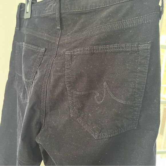 AG Women’s Farrah Black Corduroy Skinny Pants Size 24‎ - Picture 9 of 11